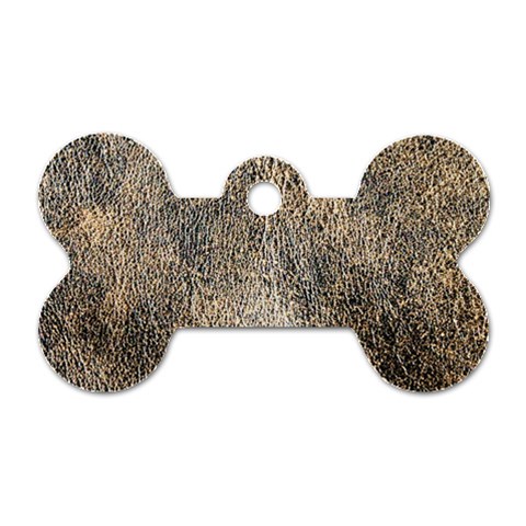 Ll Brown Dog Tag Bone (One Side) from ArtsNow.com Front