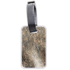 Ll Brown Luggage Tag (two sides) from ArtsNow.com Back