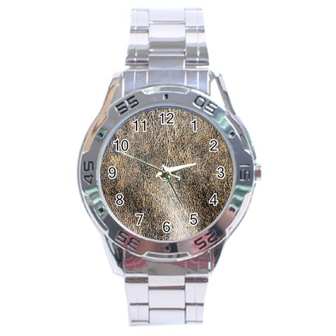Ll Brown Stainless Steel Analogue Men’s Watch from ArtsNow.com Front
