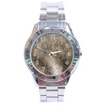 Ll Brown Stainless Steel Analogue Men’s Watch