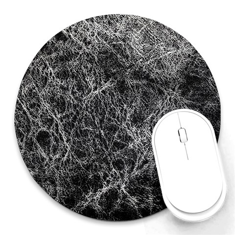 Ll Black Round Mousepad from ArtsNow.com Front