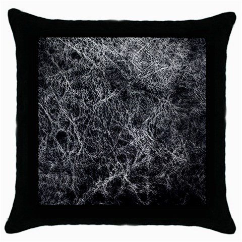 Ll Black Throw Pillow Case (Black) from ArtsNow.com Front
