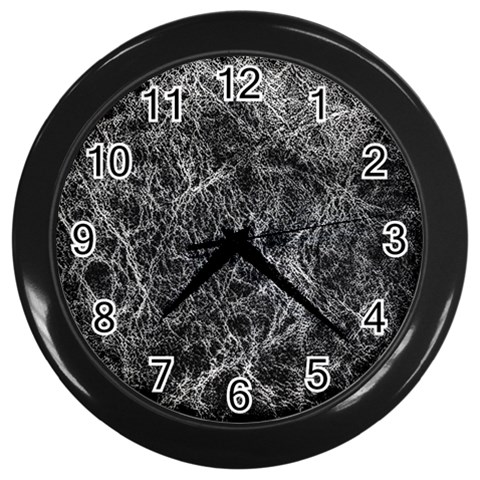 Ll Black Wall Clock (Black) from ArtsNow.com Front
