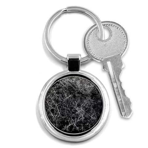 Ll Black Key Chain (Round) from ArtsNow.com Front
