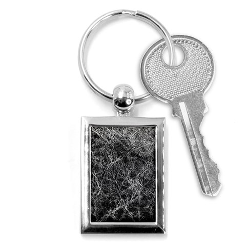 Ll Black Key Chain (Rectangle) from ArtsNow.com Front