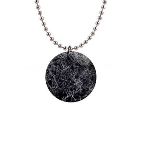 Ll Black 1  Button Necklace from ArtsNow.com Front