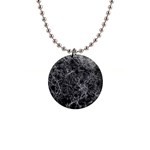 Ll Black 1  Button Necklace