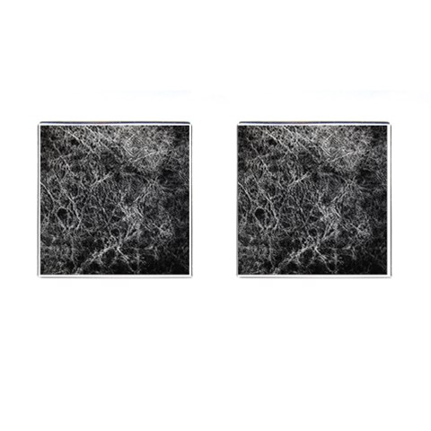 Ll Black Cufflinks (Square) from ArtsNow.com Front(Pair)