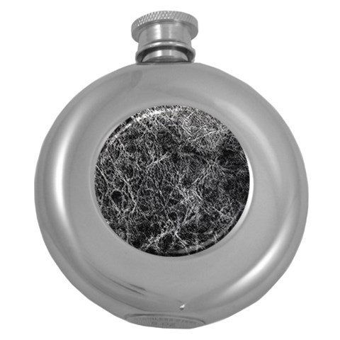 Ll Black Hip Flask (5 oz) from ArtsNow.com Front
