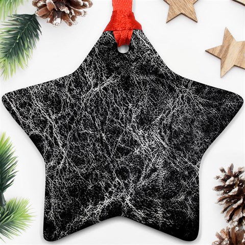 Ll Black Star Ornament (Two Sides) from ArtsNow.com Front