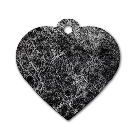 Ll Black Dog Tag Heart (Two Sides) from ArtsNow.com Back