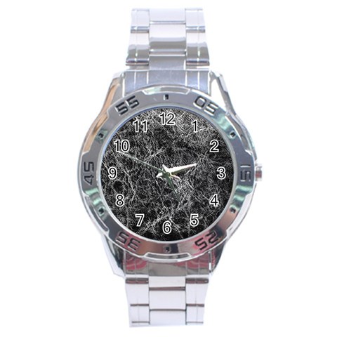 Ll Black Stainless Steel Analogue Men’s Watch from ArtsNow.com Front