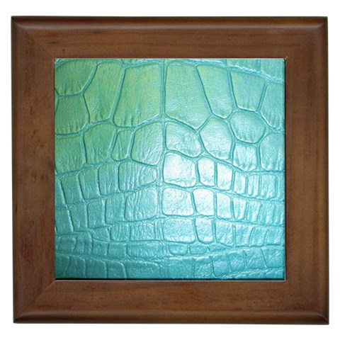 Ll Blue Framed Tile from ArtsNow.com Front