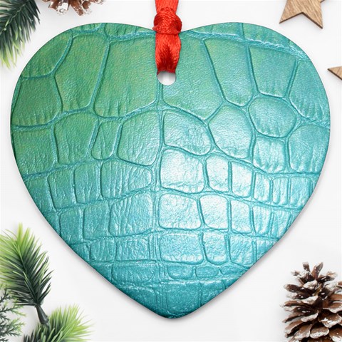 Ll Blue Ornament (Heart) from ArtsNow.com Front