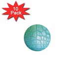 Ll Blue 1  Mini Button (10 pack) 