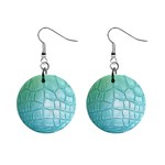 Ll Blue 1  Button Earrings