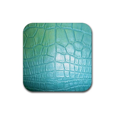 Ll Blue Rubber Coaster (Square) from ArtsNow.com Front