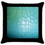 Ll Blue Throw Pillow Case (Black)