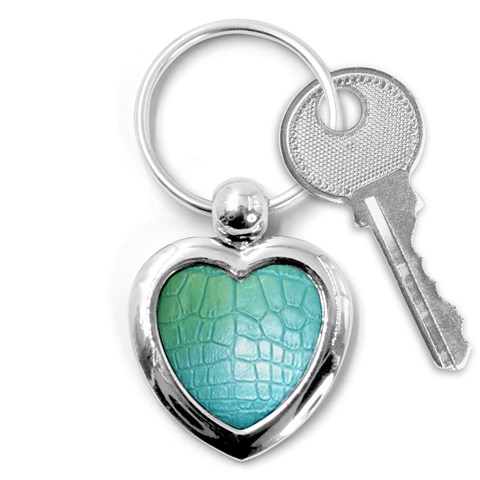 Ll Blue Key Chain (Heart) from ArtsNow.com Front