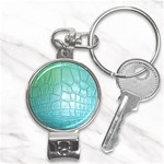 Ll Blue Nail Clippers Key Chain