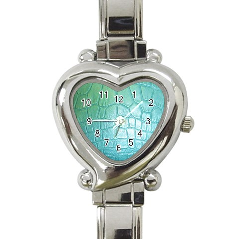 Ll Blue Heart Italian Charm Watch from ArtsNow.com Front