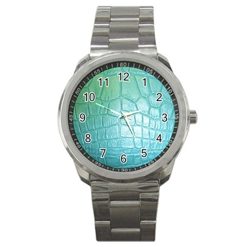 Ll Blue Sport Metal Watch from ArtsNow.com Front
