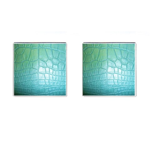 Ll Blue Cufflinks (Square) from ArtsNow.com Front(Pair)
