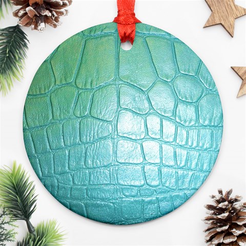 Ll Blue Round Ornament (Two Sides) from ArtsNow.com Front