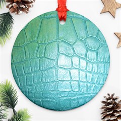 Ll Blue Round Ornament (Two Sides) from ArtsNow.com Back
