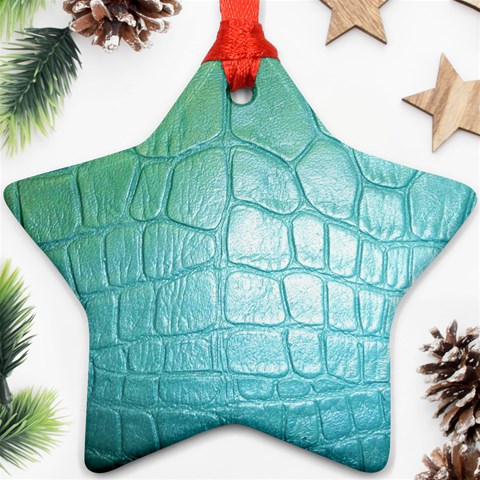 Ll Blue Star Ornament (Two Sides) from ArtsNow.com Front