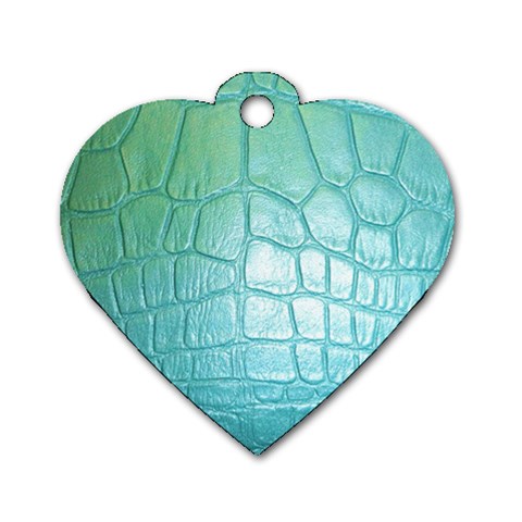 Ll Blue Dog Tag Heart (Two Sides) from ArtsNow.com Front