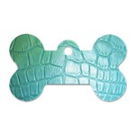 Ll Blue Dog Tag Bone (One Side)