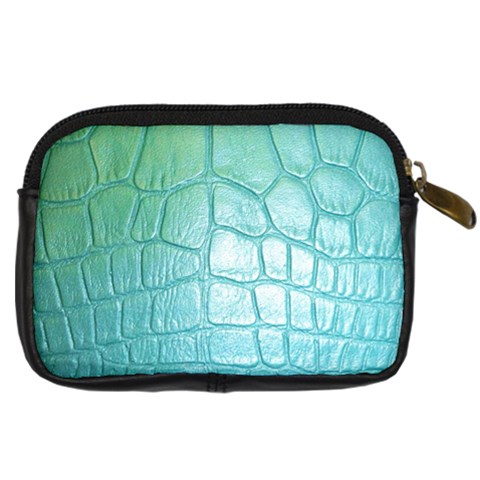 Ll Blue Digital Camera Leather Case from ArtsNow.com Back