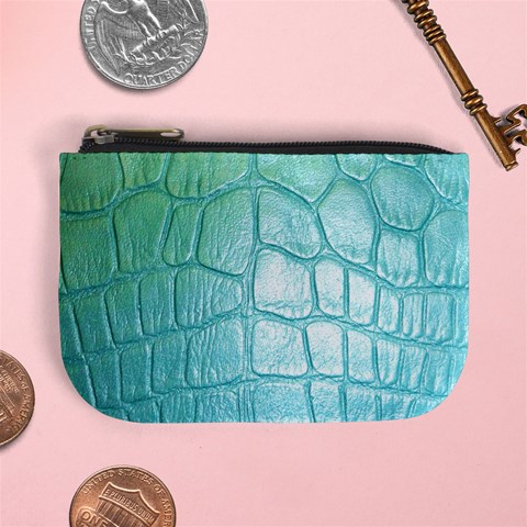 Ll Blue Mini Coin Purse from ArtsNow.com Front