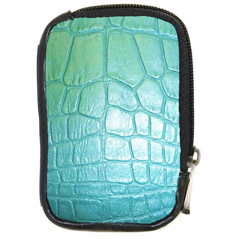 Ll Blue Compact Camera Leather Case from ArtsNow.com Front
