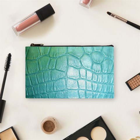 Ll Blue Cosmetic Bag (Small) from ArtsNow.com Front