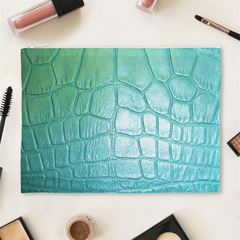 Ll Blue Cosmetic Bag (XL) from ArtsNow.com Front