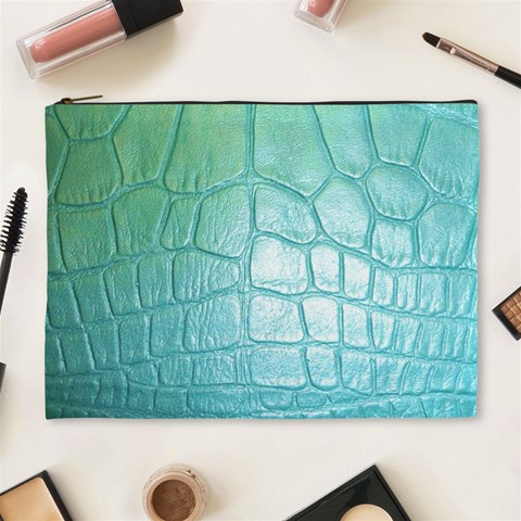 Ll Blue Cosmetic Bag (XL) from ArtsNow.com Front