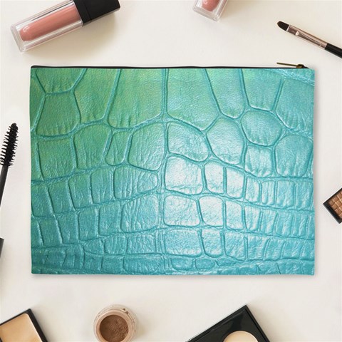 Ll Blue Cosmetic Bag (XL) from ArtsNow.com Back