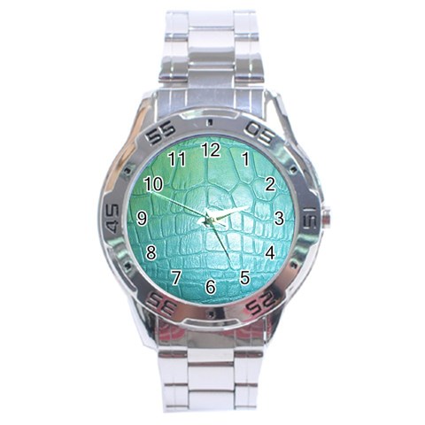 Ll Blue Stainless Steel Analogue Men’s Watch from ArtsNow.com Front