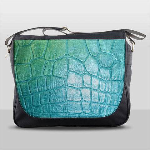 Ll Blue Messenger Bag from ArtsNow.com Front