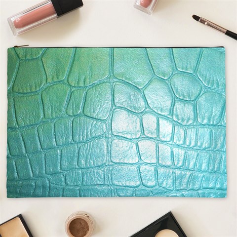 Ll Blue Cosmetic Bag (XXL) from ArtsNow.com Front