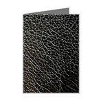 Ll Black Snake Mini Greeting Card