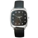 Ll Black Snake Square Metal Watch