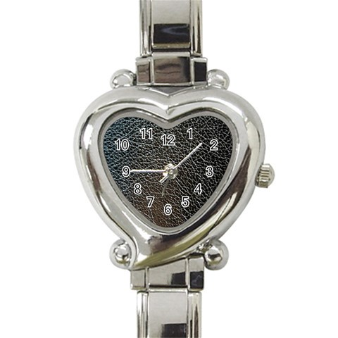 Ll Black Snake Heart Italian Charm Watch from ArtsNow.com Front
