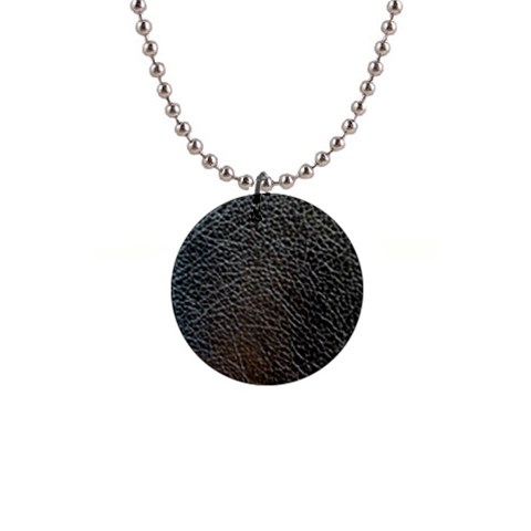 Ll Black Snake 1  Button Necklace from ArtsNow.com Front