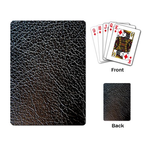 Ll Black Snake Playing Cards Single Design from ArtsNow.com Back