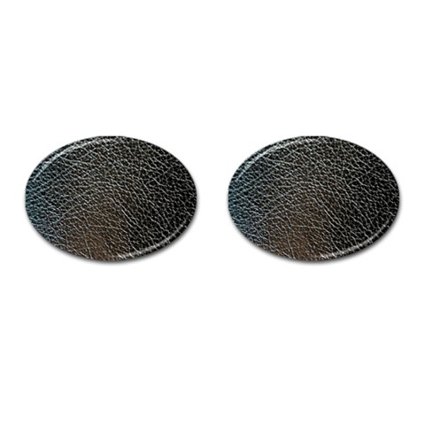 Ll Black Snake Cufflinks (Oval) from ArtsNow.com Front(Pair)