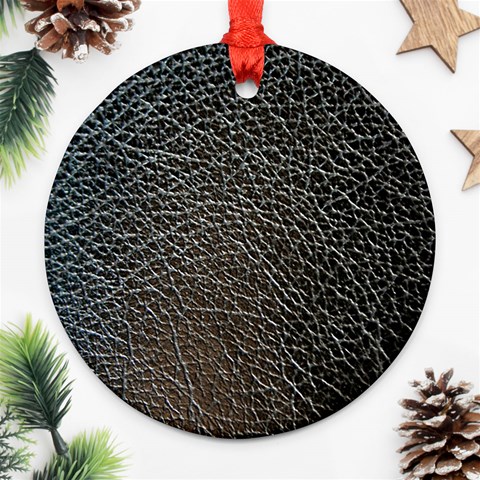 Ll Black Snake Round Ornament (Two Sides) from ArtsNow.com Front