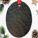 Ll Black Snake Oval Ornament (Two Sides)